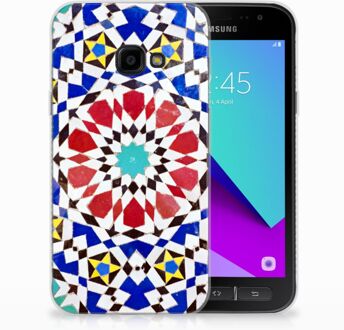 B2Ctelecom Samsung Galaxy Xcover 4 TPU Hoesje Design Mozaïek