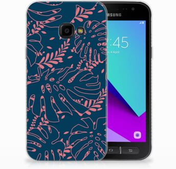 B2Ctelecom Samsung Galaxy Xcover 4 TPU Hoesje Design Palm Leaves