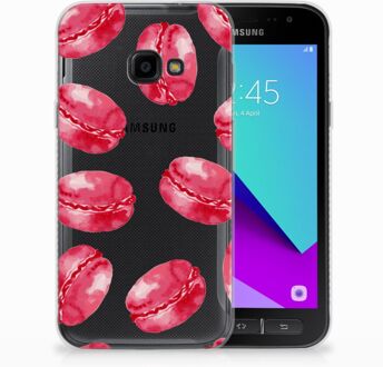 B2Ctelecom Samsung Galaxy Xcover 4 TPU Hoesje Design Pink Macarons