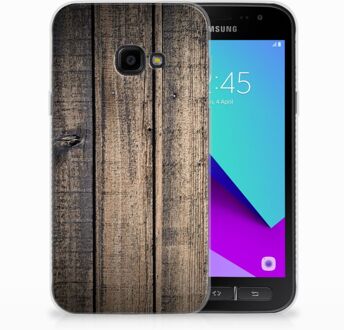 B2Ctelecom Samsung Galaxy Xcover 4 TPU Hoesje Design Steigerhout