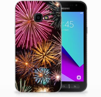 B2Ctelecom Samsung Galaxy Xcover 4 TPU Hoesje Design Vuurwerk