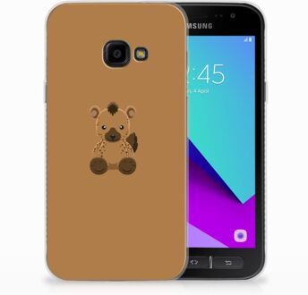 B2Ctelecom Samsung Galaxy Xcover 4 Uniek TPU Hoesje Baby Hyena