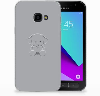 B2Ctelecom Samsung Galaxy Xcover 4 Uniek TPU Hoesje Baby Olifant