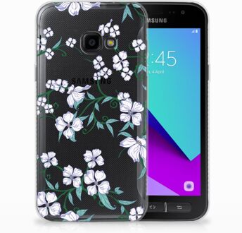 B2Ctelecom Samsung Galaxy Xcover 4 Uniek TPU Hoesje Blossom White