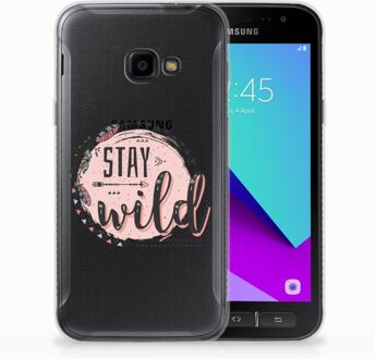 B2Ctelecom Samsung Galaxy Xcover 4 Uniek TPU Hoesje Boho Stay Wild