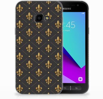 B2Ctelecom Samsung Galaxy Xcover 4 Uniek TPU Hoesje Franse Lelie