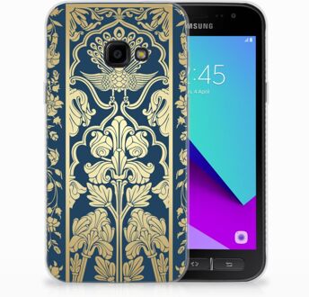 B2Ctelecom Samsung Galaxy Xcover 4 Uniek TPU Hoesje Golden Flowers