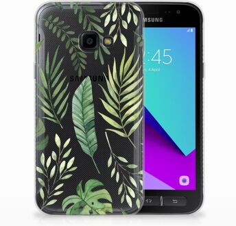 B2Ctelecom Samsung Galaxy Xcover 4 Uniek TPU Hoesje Leaves