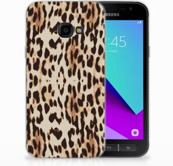 B2Ctelecom Samsung Galaxy Xcover 4 Uniek TPU Hoesje Leopard