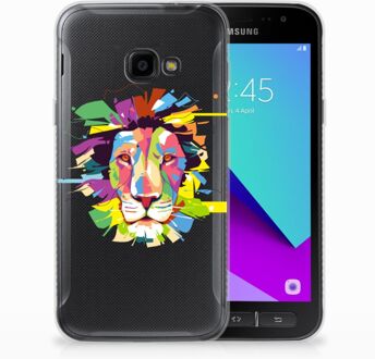 B2Ctelecom Samsung Galaxy Xcover 4 Uniek TPU Hoesje Lion Color