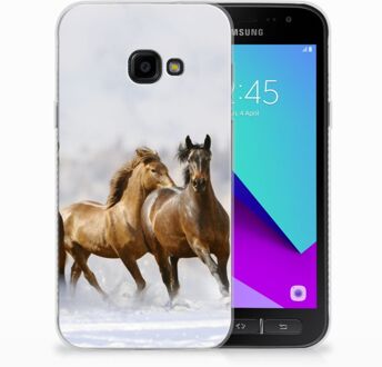 B2Ctelecom Samsung Galaxy Xcover 4 Uniek TPU Hoesje Paarden