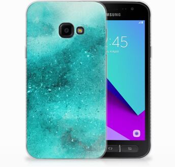 B2Ctelecom Samsung Galaxy Xcover 4 Uniek TPU Hoesje Painting Blue