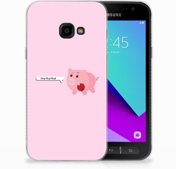 B2Ctelecom Samsung Galaxy Xcover 4 Uniek TPU Hoesje Pig Mud