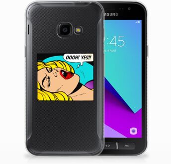 B2Ctelecom Samsung Galaxy Xcover 4 Uniek TPU Hoesje Popart Oh Yes