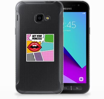 B2Ctelecom Samsung Galaxy Xcover 4 Uniek TPU Hoesje Popart Princess