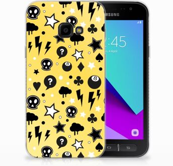 B2Ctelecom Samsung Galaxy Xcover 4 Uniek TPU Hoesje Punk Yellow