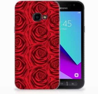 B2Ctelecom Samsung Galaxy Xcover 4 Uniek TPU Hoesje Red Roses