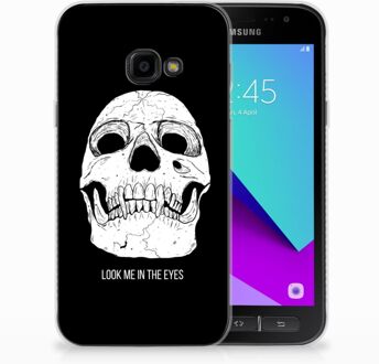 B2Ctelecom Samsung Galaxy Xcover 4 Uniek TPU Hoesje Skull Eyes