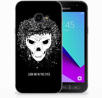 B2Ctelecom Samsung Galaxy Xcover 4 Uniek TPU Hoesje Skull Hair