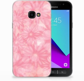 B2Ctelecom Samsung Galaxy Xcover 4 Uniek TPU Hoesje Spring Flowers