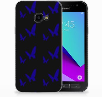 B2Ctelecom Samsung Galaxy Xcover 4 Uniek TPU Hoesje Vlinder Patroon