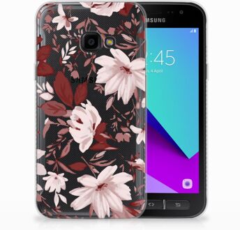 B2Ctelecom Samsung Galaxy Xcover 4 Uniek TPU Hoesje Watercolor Flowers