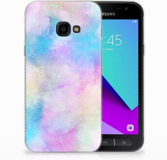 B2Ctelecom Samsung Galaxy Xcover 4 Uniek TPU Hoesje Watercolor Light