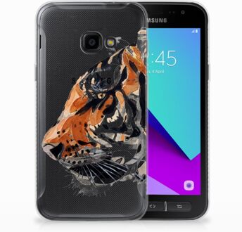 B2Ctelecom Samsung Galaxy Xcover 4 Uniek TPU Hoesje Watercolor Tiger