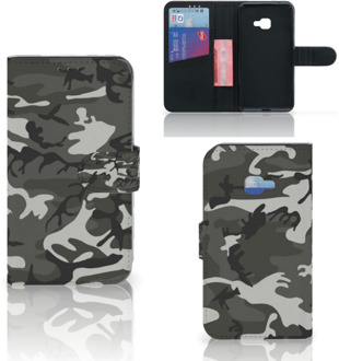 B2Ctelecom Samsung Galaxy Xcover 4 Uniek Wallet Book Case Hoesje Army Light