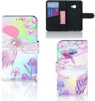 B2Ctelecom Samsung Galaxy Xcover 4 Uniek Wallet Book Case Hoesje Bird