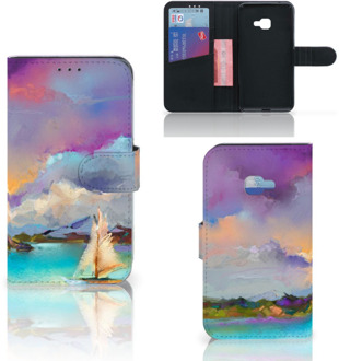 B2Ctelecom Samsung Galaxy Xcover 4 Uniek Wallet Book Case Hoesje Boat