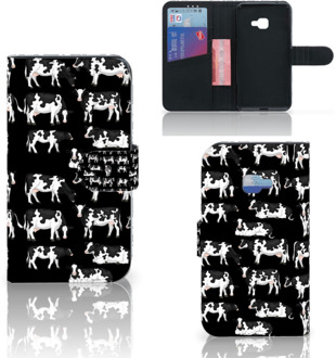 B2Ctelecom Samsung Galaxy Xcover 4 Uniek Wallet Book Case Hoesje Koetjes