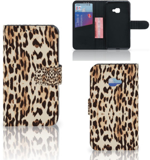 B2Ctelecom Samsung Galaxy Xcover 4 Uniek Wallet Book Case Hoesje Leopard