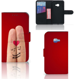 B2Ctelecom Samsung Galaxy Xcover 4 Uniek Wallet Book Case Hoesje Liefde