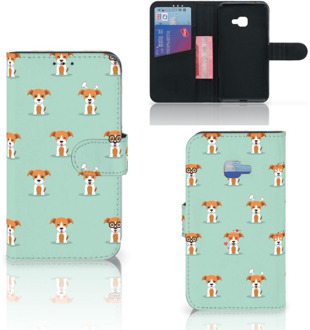 B2Ctelecom Samsung Galaxy Xcover 4 Uniek Wallet Book Case Hoesje Pups