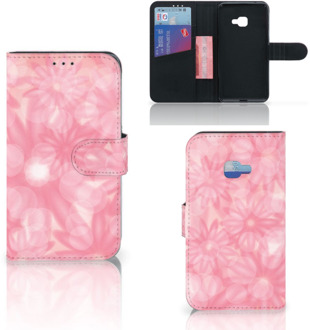 B2Ctelecom Samsung Galaxy Xcover 4 Uniek Wallet Book Case Hoesje Spring Flowers