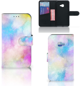 B2Ctelecom Samsung Galaxy Xcover 4 Uniek Wallet Book Case Hoesje Watercolor Light