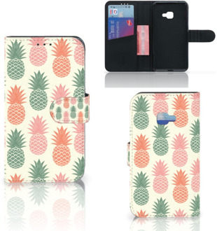 B2Ctelecom Samsung Galaxy Xcover 4 Wallet Book Case Hoesje Design Ananas