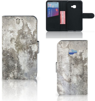 B2Ctelecom Samsung Galaxy Xcover 4 Wallet Book Case Hoesje Design Beton