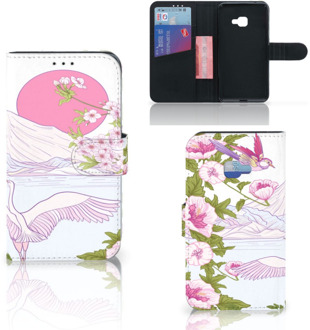 B2Ctelecom Samsung Galaxy Xcover 4 Wallet Book Case Hoesje Design Bird Standing