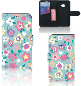 B2Ctelecom Samsung Galaxy Xcover 4 Wallet Book Case Hoesje Design Flower Power