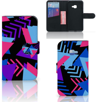 B2Ctelecom Samsung Galaxy Xcover 4 Wallet Book Case Hoesje Design Funky Triangle