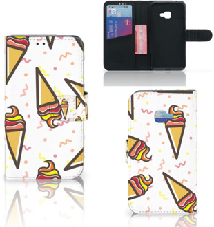 B2Ctelecom Samsung Galaxy Xcover 4 Wallet Book Case Hoesje Design Icecream