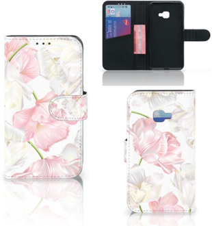 B2Ctelecom Samsung Galaxy Xcover 4 Wallet Book Case Hoesje Design Lovely Flowers