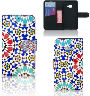 B2Ctelecom Samsung Galaxy Xcover 4 Wallet Book Case Hoesje Design Mozaïek