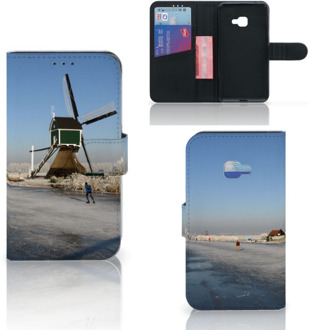 B2Ctelecom Samsung Galaxy Xcover 4 Wallet Book Case Hoesje Design Schaatsers