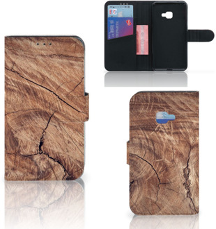 B2Ctelecom Samsung Galaxy Xcover 4 Wallet Book Case Hoesje Design Tree Trunk