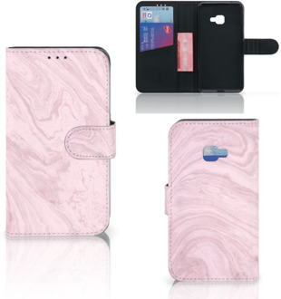 B2Ctelecom Samsung Galaxy Xcover 4 Wallet Book Case Hoesje Marble Pink