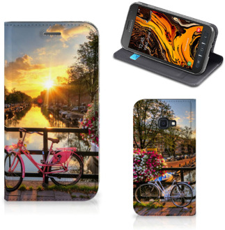 B2Ctelecom Samsung Galaxy Xcover 4s Book Cover Amsterdamse Grachten