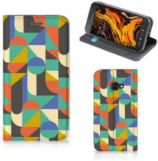 B2Ctelecom Samsung Galaxy Xcover 4s Hoesje met Magneet Funky Retro